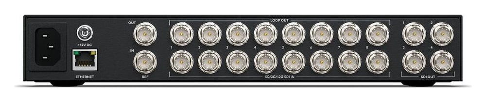 Blackmagic Videohub Mini 8x4 12G – Pokročilé 12G-SDI pro SD, HD i Ultra HD