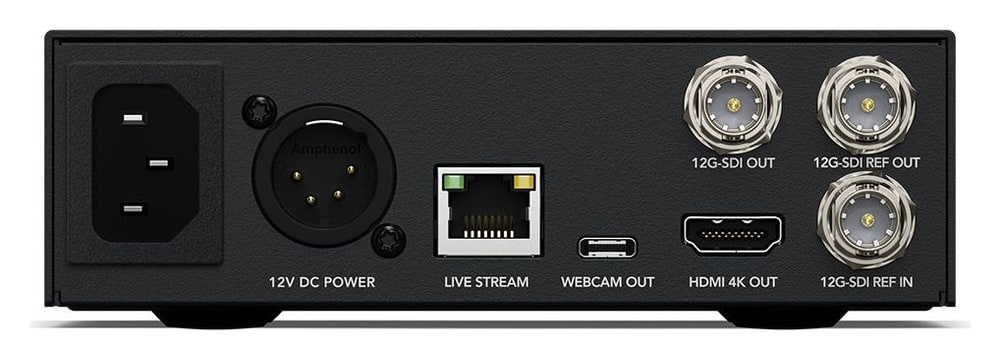 Blackmagic Streaming Decoder 4K – Napájení a ovládání