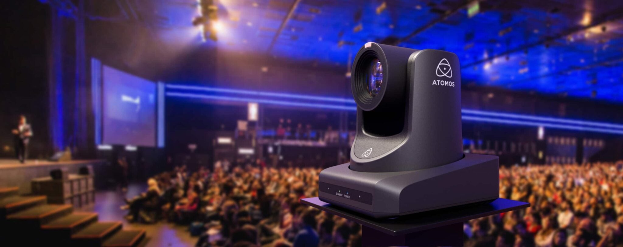 Atomos A-Eye 4K-20X v sále při živé produkci