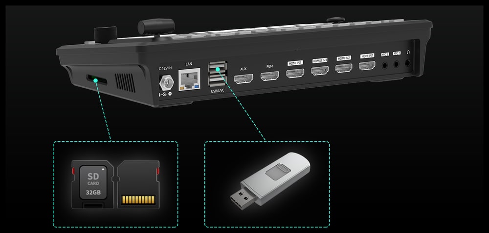 CineTreak Stream 1 – Záznam na SD kartu a USB disk