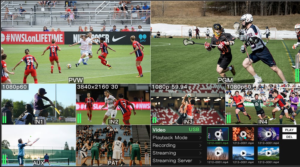 CineTreak Stream Master – Výklopný 10″ displej s multiview