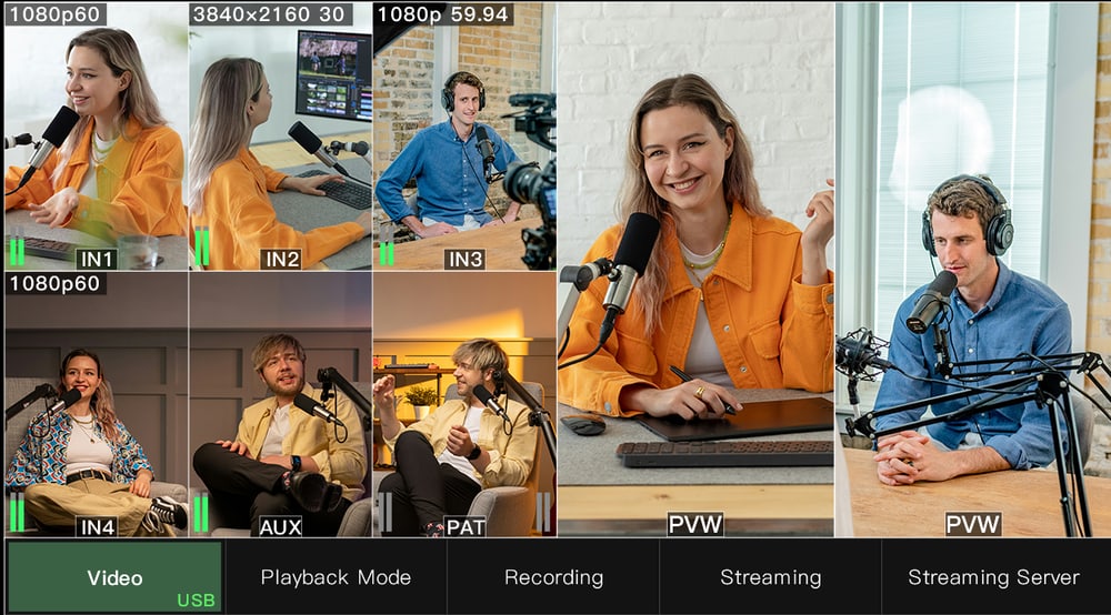 CineTreak Stream Master SDI – Vysílání na šířku i na výšku