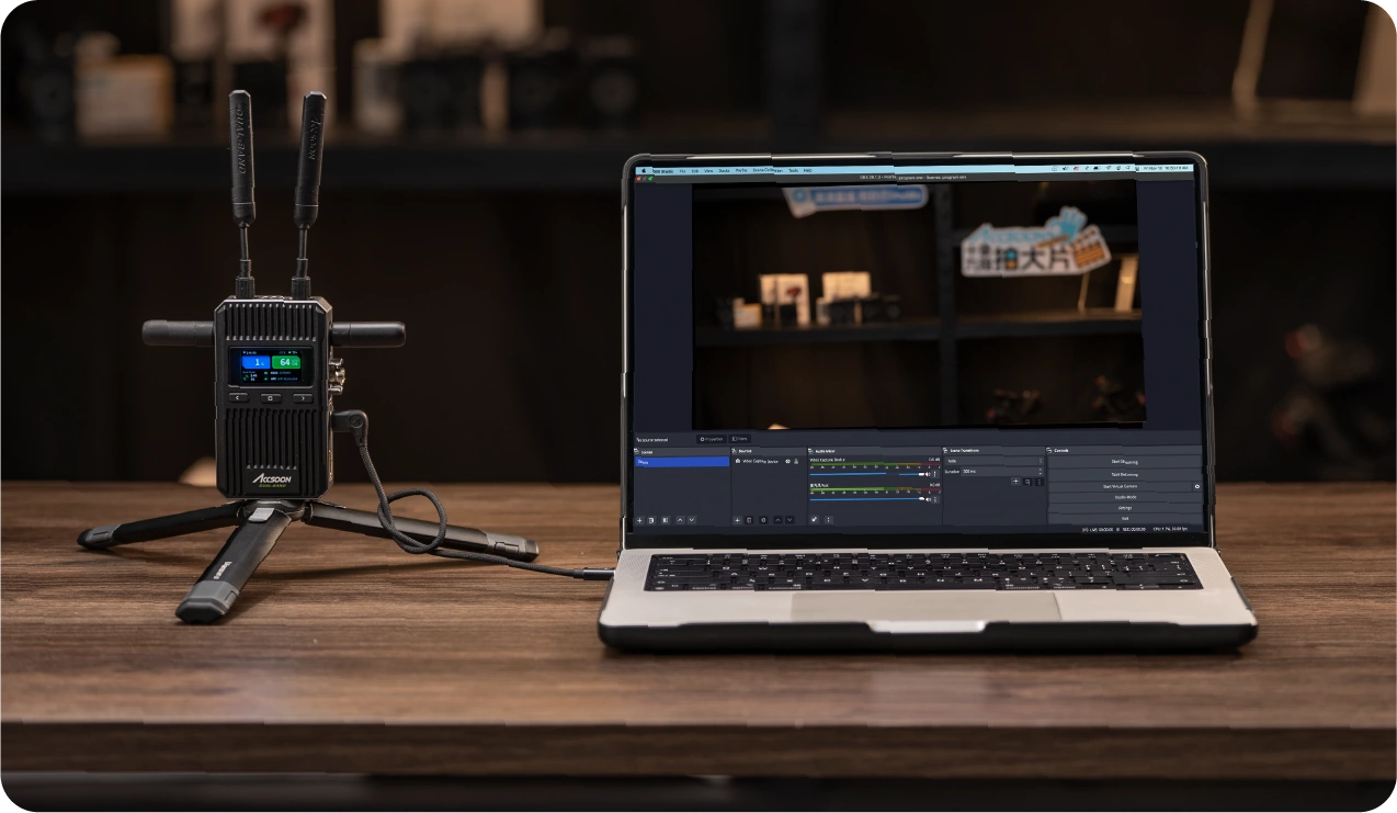 Obraz přímo do počítače · Accsoon CineView 2 SDI