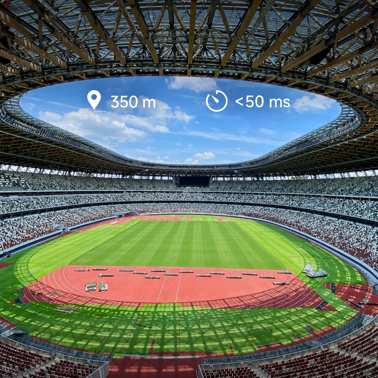 Accsoon CineView SE · Prostor pro pohyb
