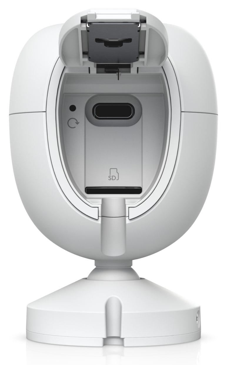 Ubiquiti UniFi Protect G6 Instant, bílá – Napájení USB-C a slot microSD