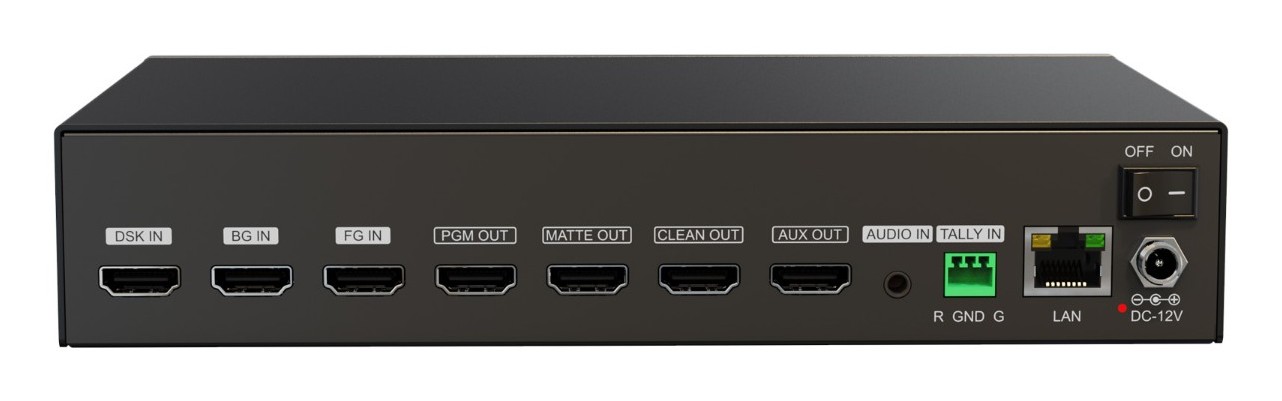 AVMATRIX KM32-4K – Vstupy a výstupy HDMI