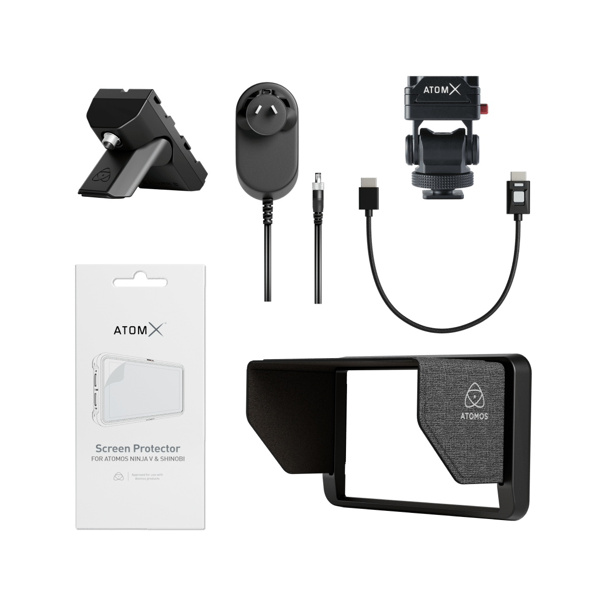 Originální obsah sady Atomos 5-Inch Creator Kit ATOMACCKT6