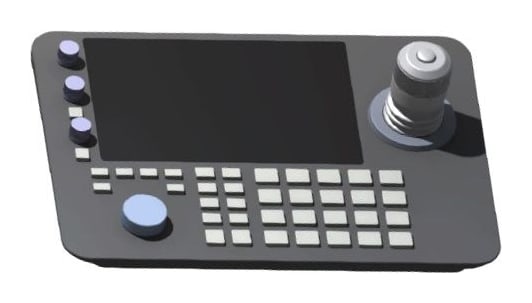 Dotykový displej 7" a joystick