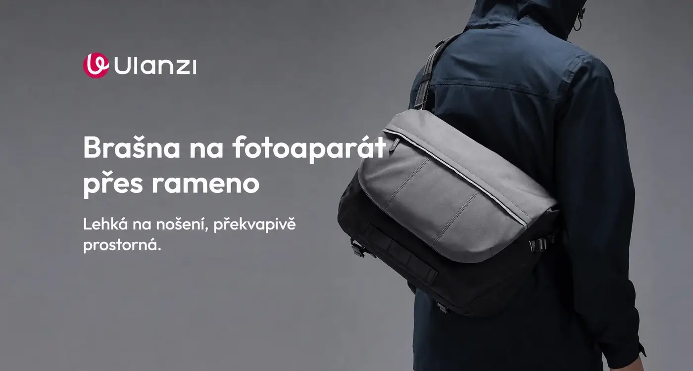 Ulanzi TE88 – lehká a prostorná brašna na fotoaparát přes rameno