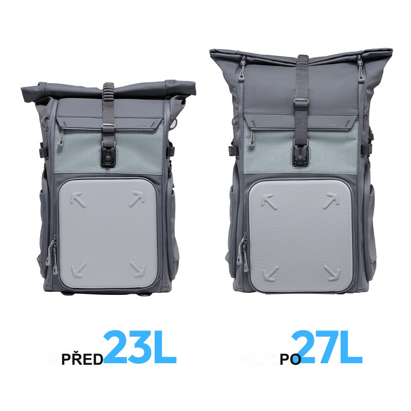 PŘED 23 l, PO 27 l