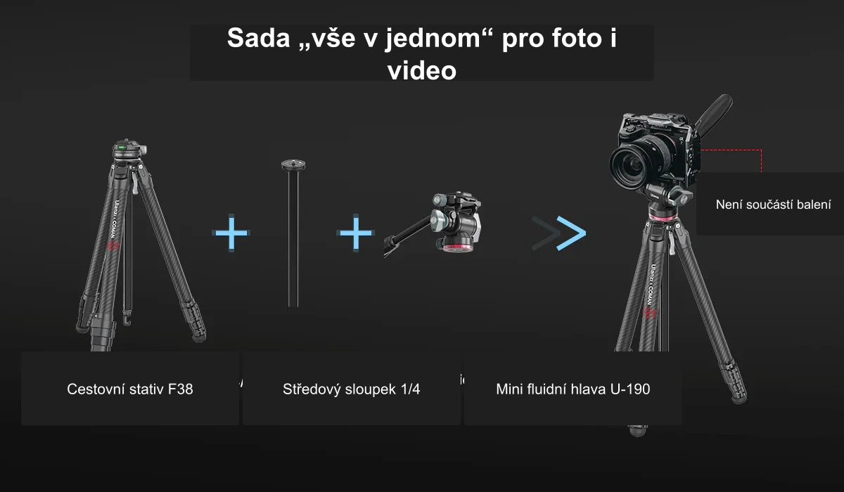 Sada „vše v jednom“ pro foto i video