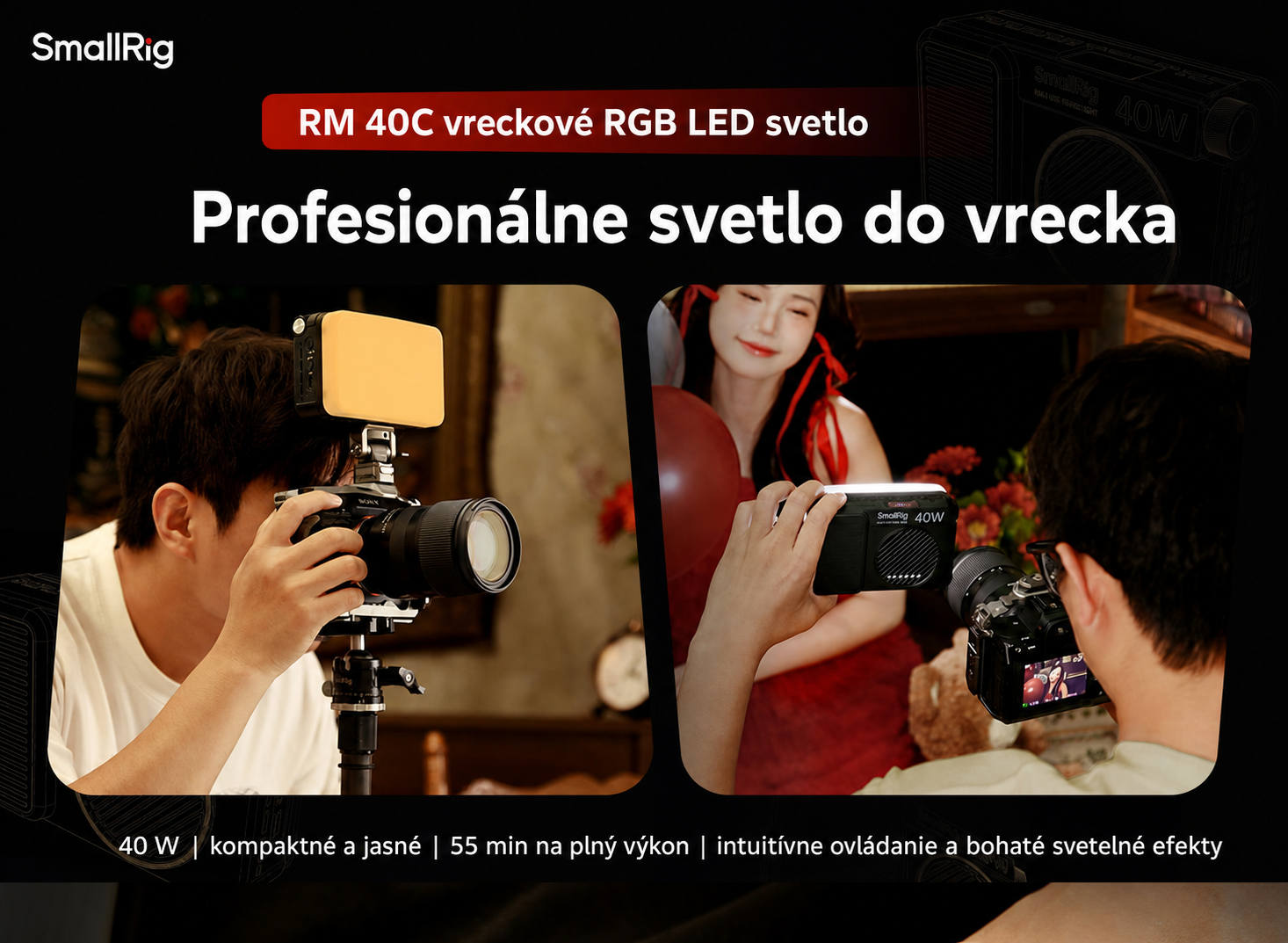 SmallRig RM 40C 5359 – slovenská infografika, časť 1 z 9