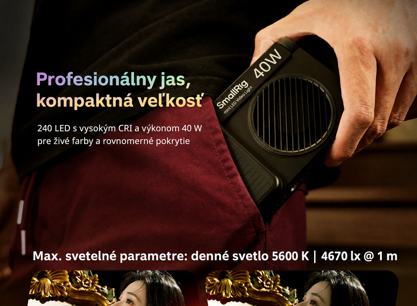 SmallRig RM 40C 5359 – slovenská infografika, časť 2 z 9