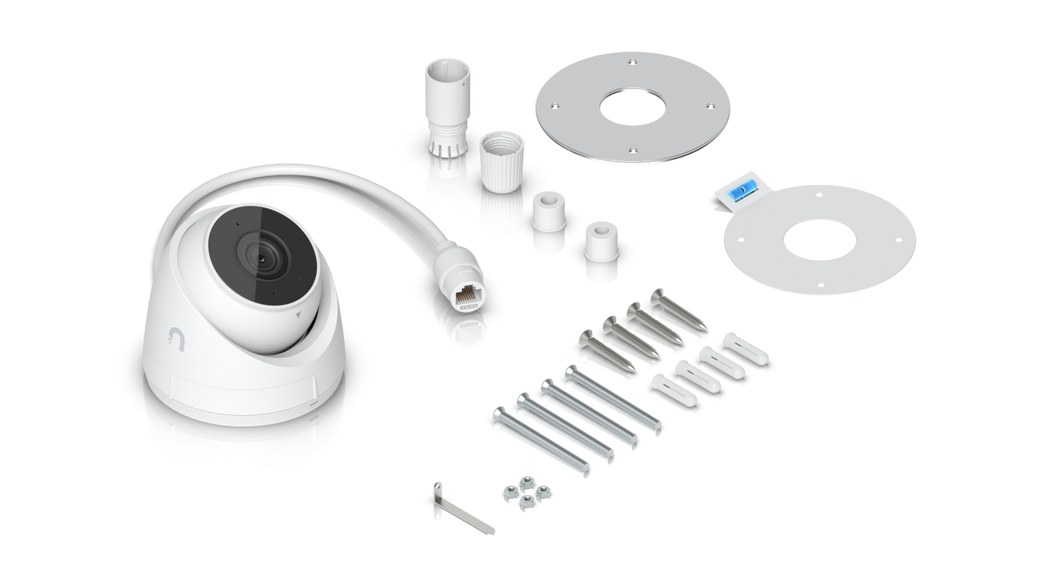 Ubiquiti UniFi Protect G5 Turret Ultra, bílá – Jeden kabel pro data i napájení