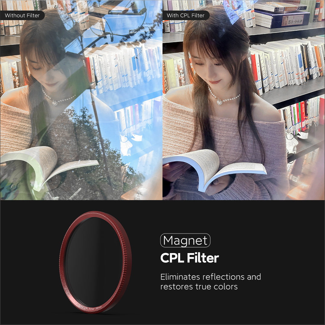 VAXIS VFX 58mm CPL filter – reflection reduction