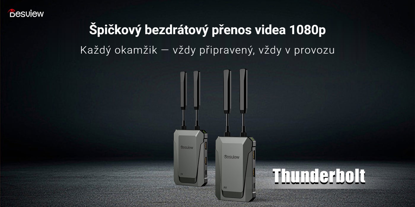 Desview Thunderbolt – bezdrátový přenos videa 1080p
