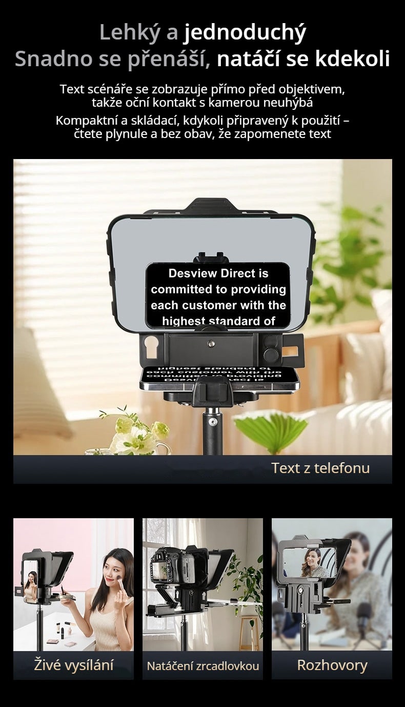 Lehký a skládací