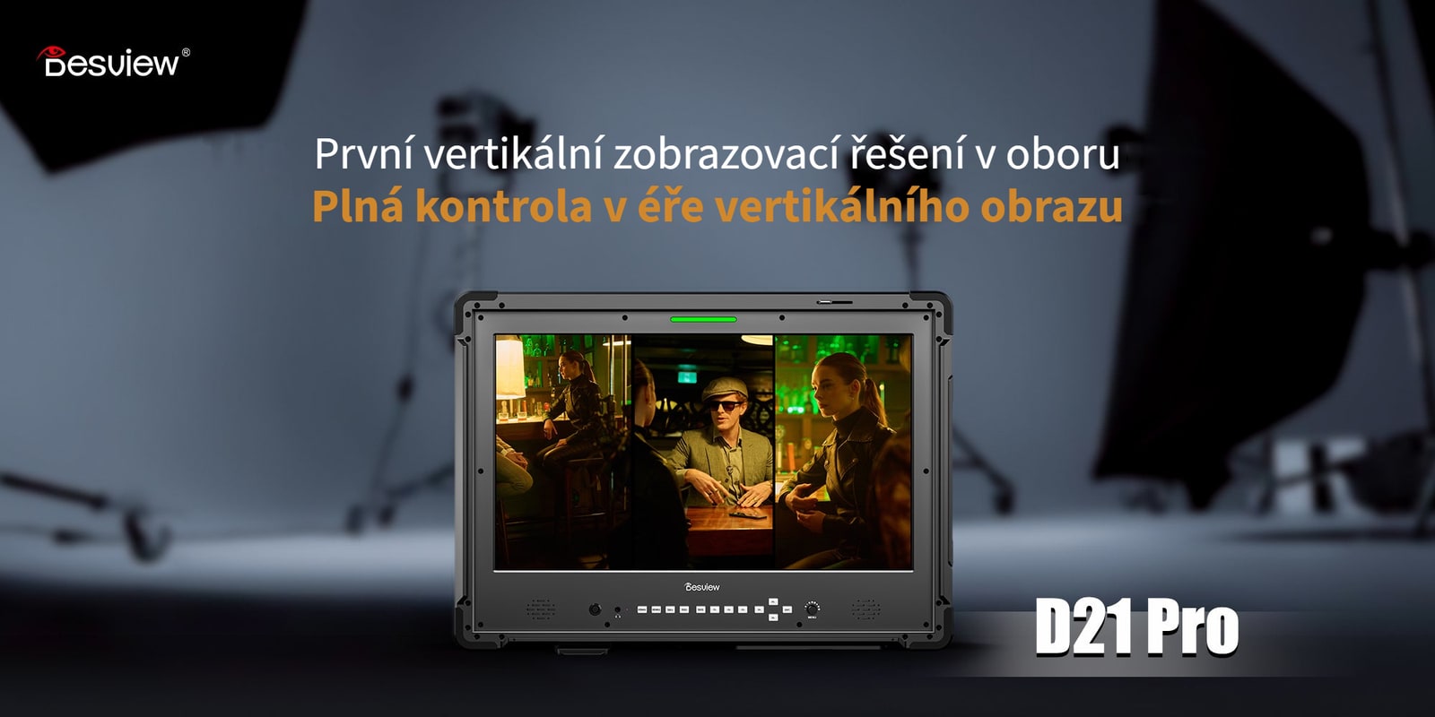 Desview D21 Pro – vysílací monitor pro éru vertikálního obrazu