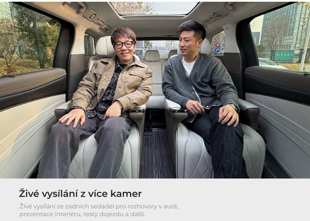 Živé vysílání z více kamer