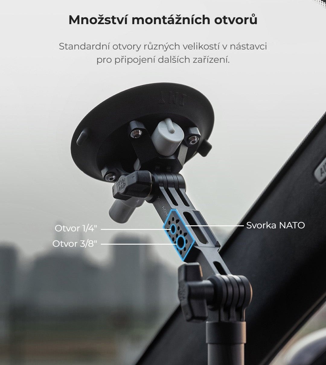 Montážní otvory a svorka NATO