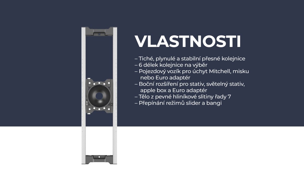 Přesná a tichá kolejnice