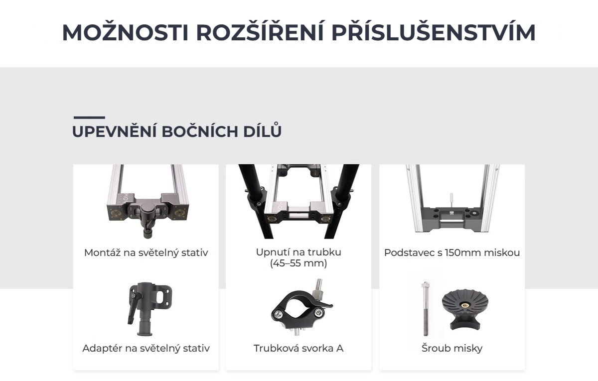 Rozšíření příslušenstvím