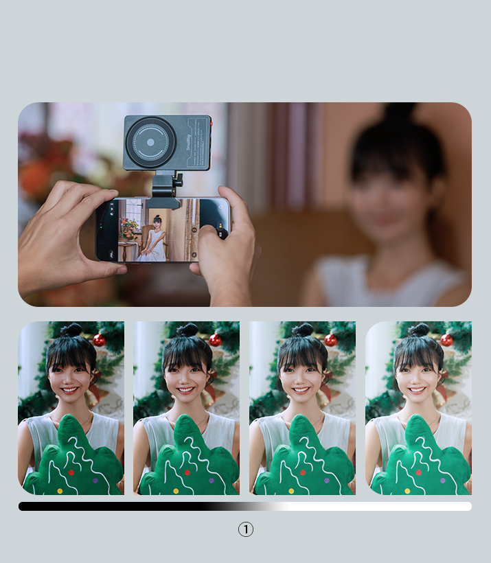 CATEGORY/Lighting System/Pocket Led Video Lights M3 Attachable LED Video Light with Clip for Mobile Phone / Desktop / Laptop-SKU:5505/