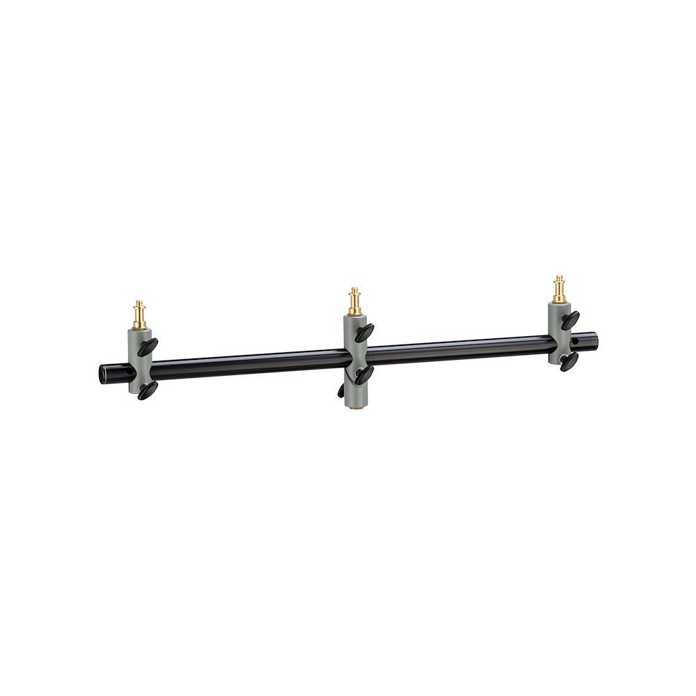 Příčná tyč Manfrotto 154B se třemi dodávanými čepy Art. 013, bez stojanu