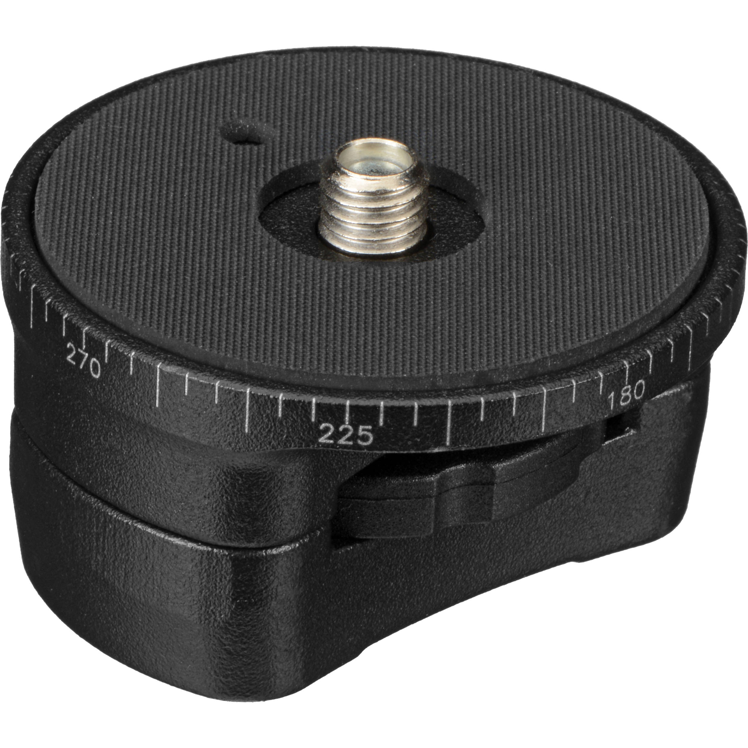 Manfrotto 627 – Kameraplattform mit Winkelskala und koaxialem Kameragewinde
