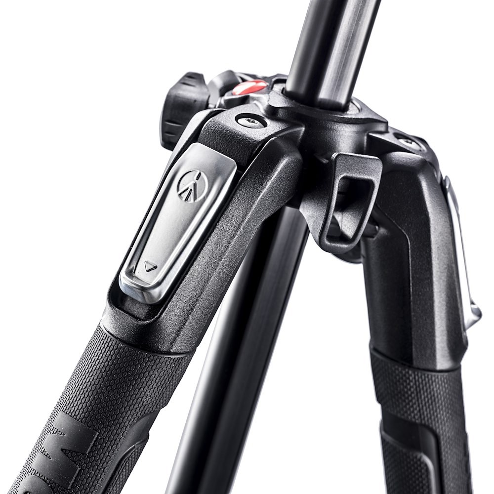 Páky Quick Power Lock a volič úhlu nohou stativu MT190X3