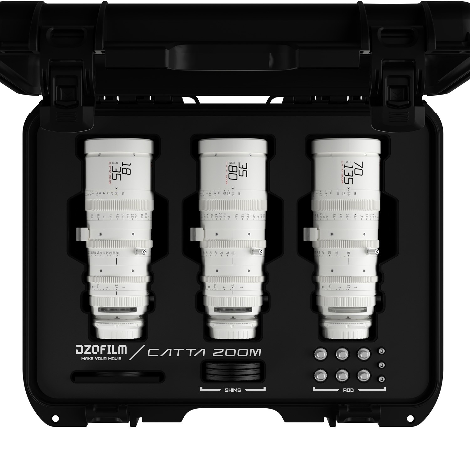 CATTA ZOOM 18–35 / 35–80 / 70–135 MM