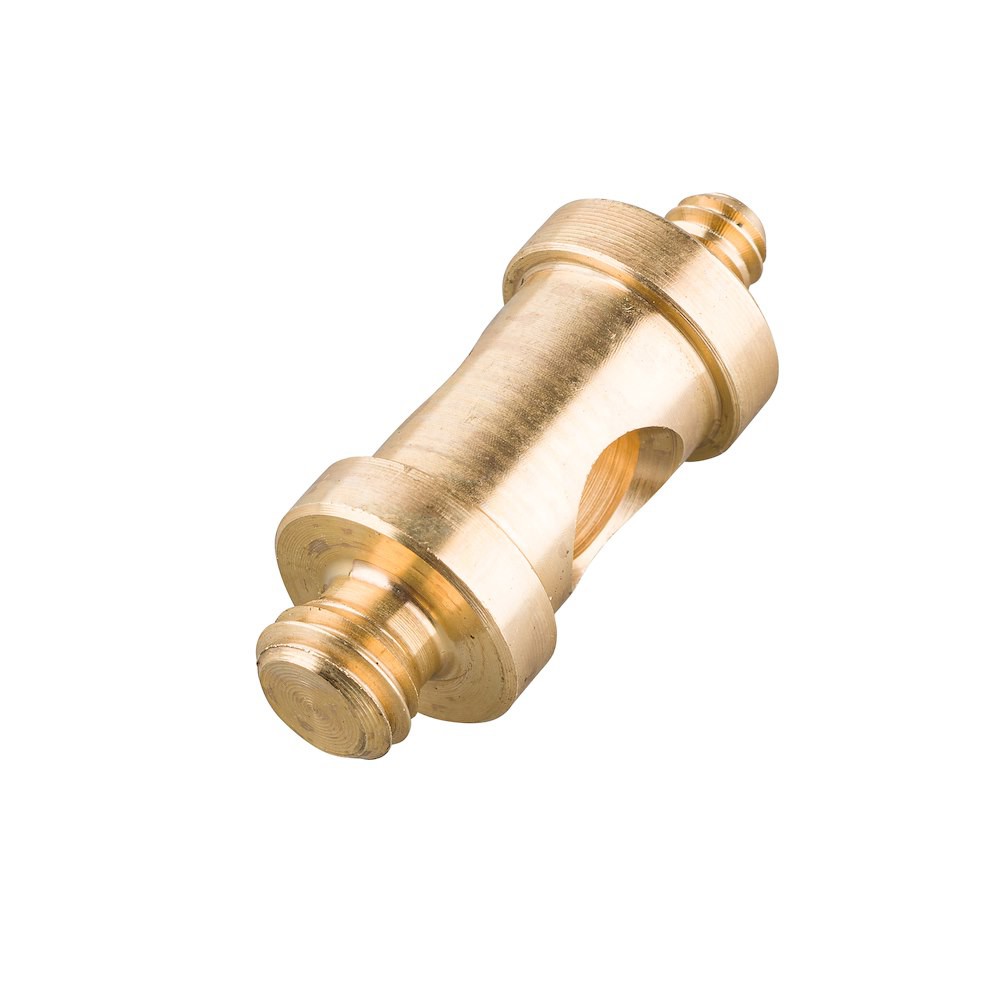 Detail závitů a 16mm čepu adaptéru Manfrotto 118