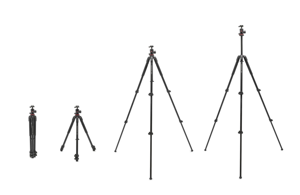 Pracovní výšky stativu Manfrotto MK190X3-Q6T