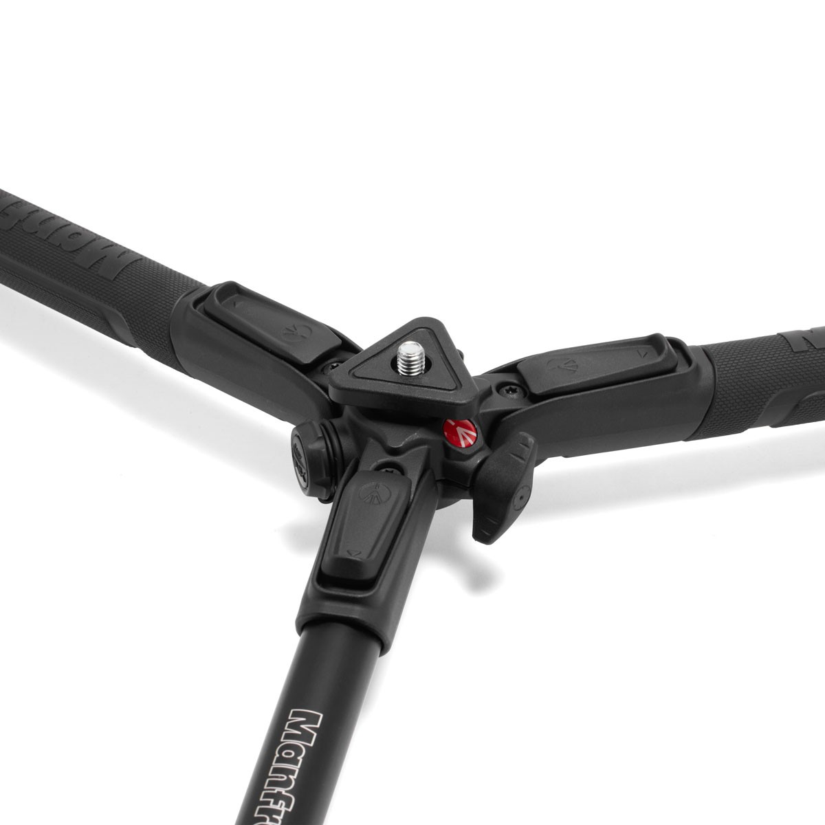 Detail zámků a nastavení nohou stativu Manfrotto 190X