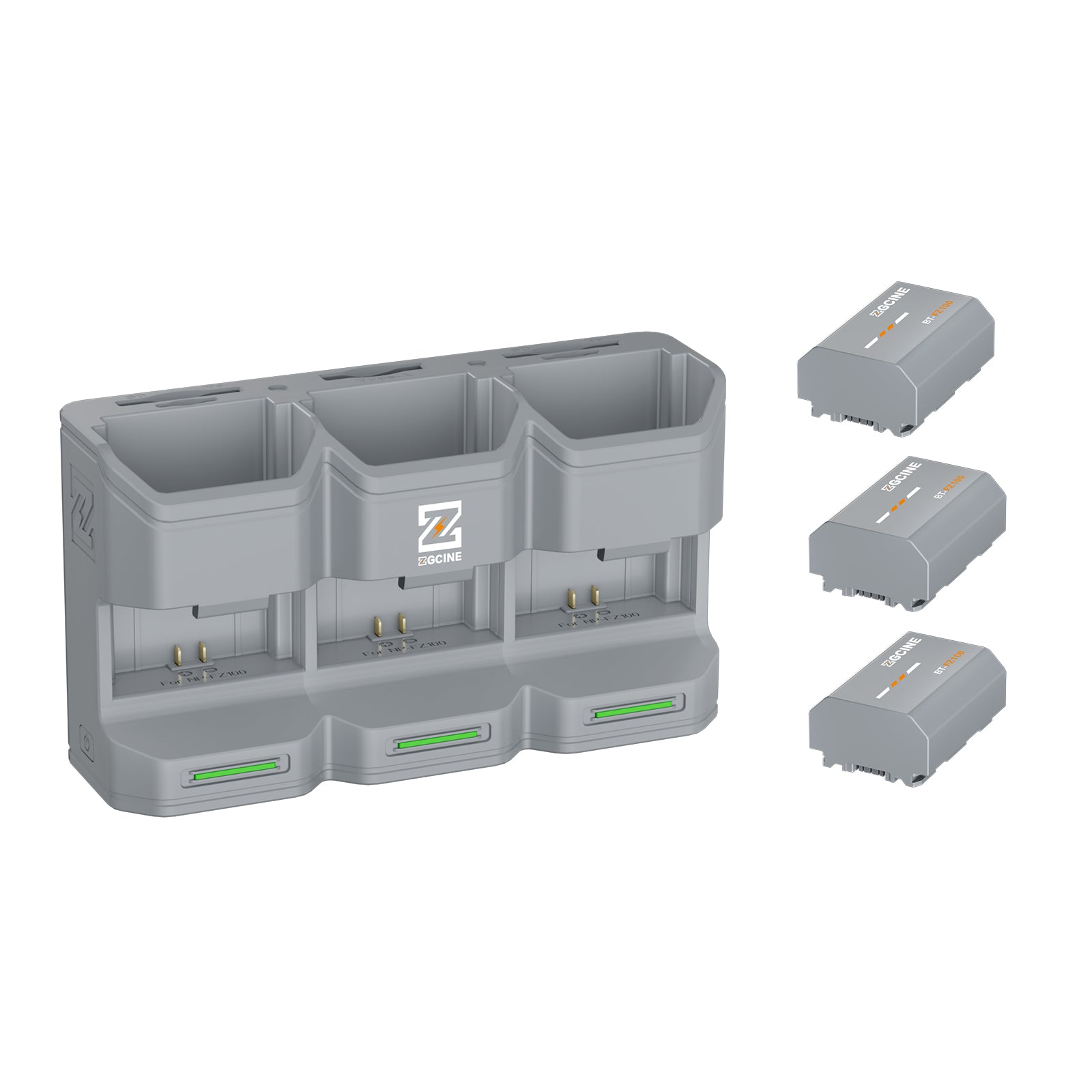 ZGCINE PC3-FZ100 Kit3 charging case with three BT-FZ100 batteries