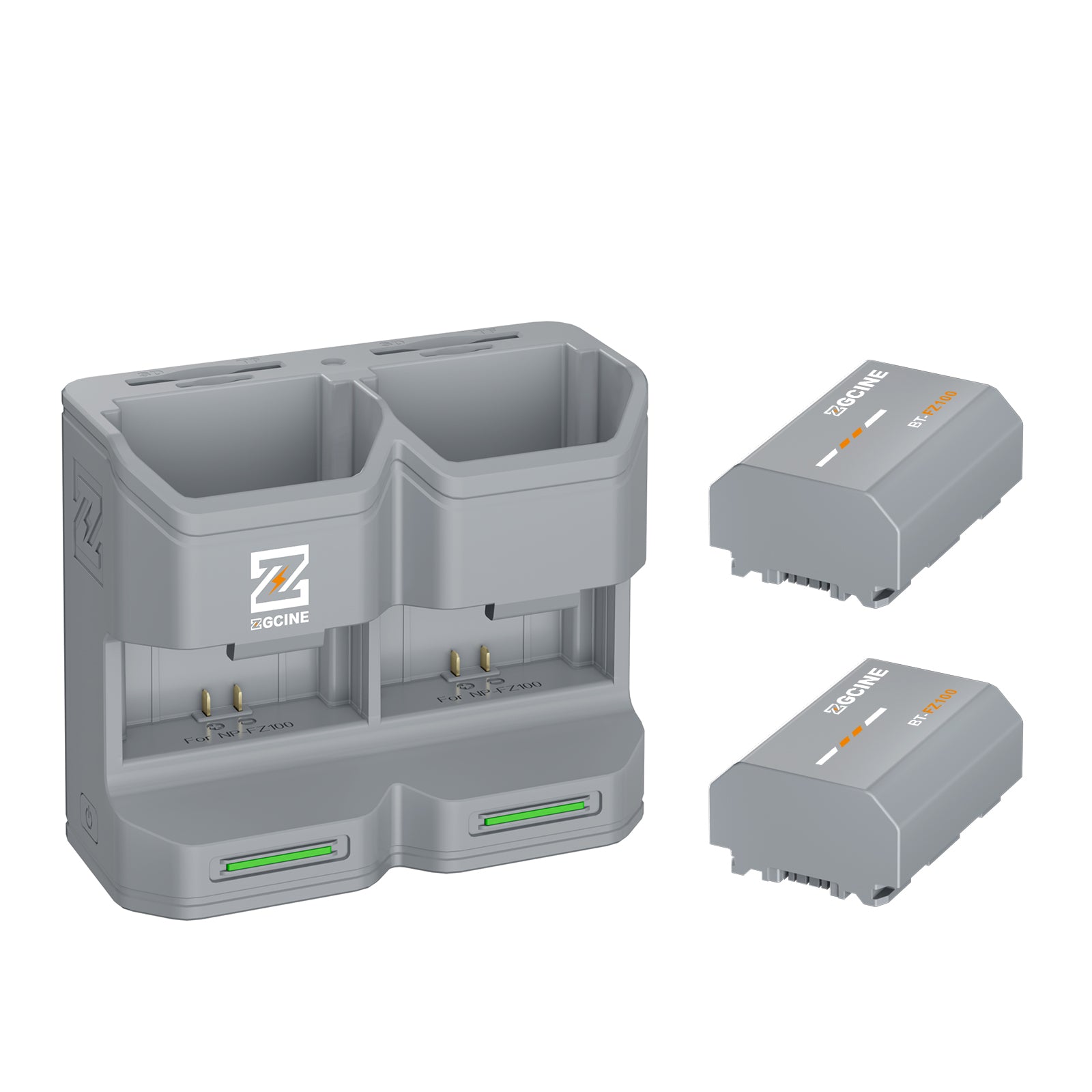 ZGCINE PC2-FZ100 Kit2 travel charging case with two BT-FZ100 batteries