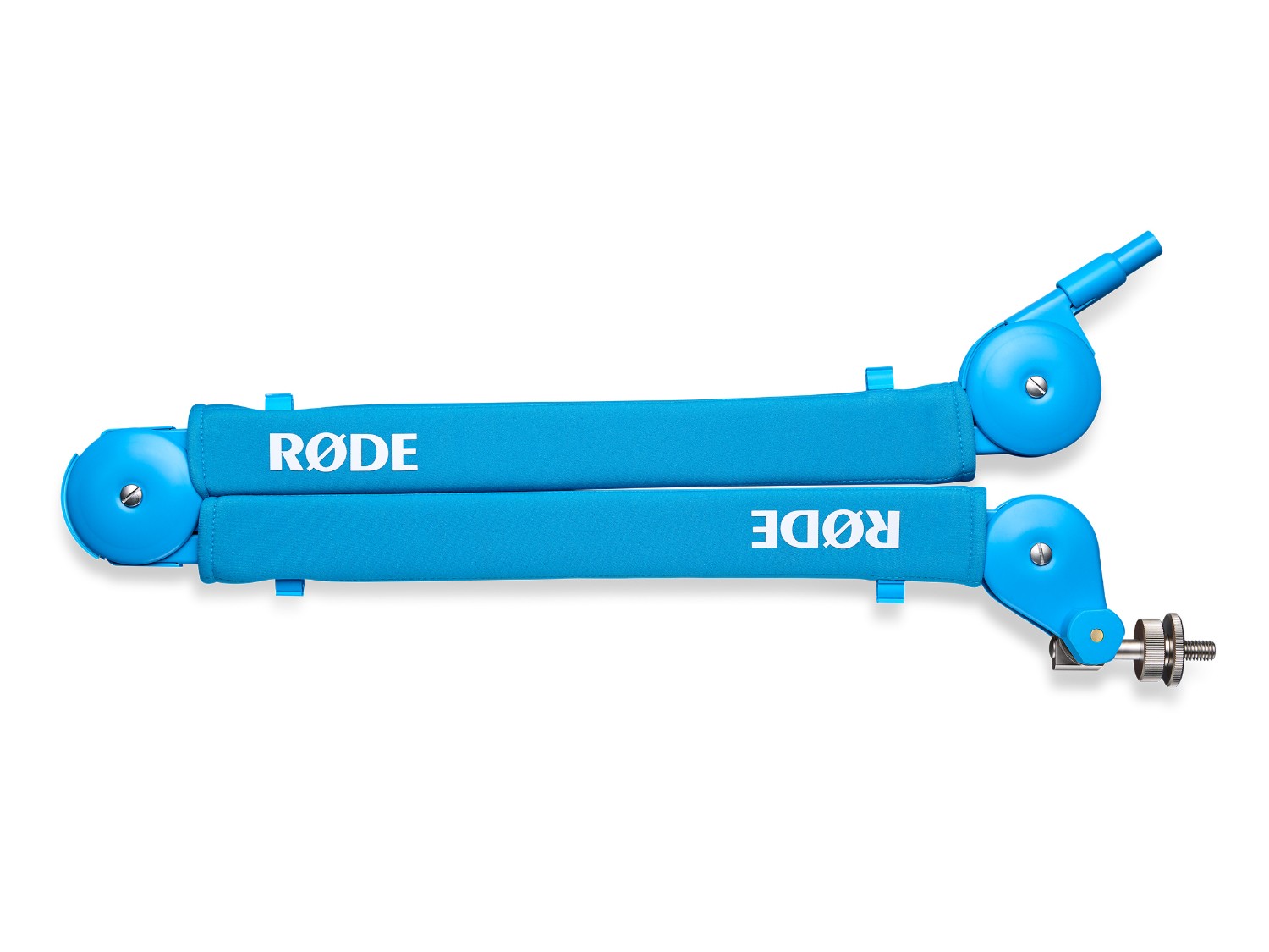 Modré rameno RØDE PSA1+ v kompaktní poloze