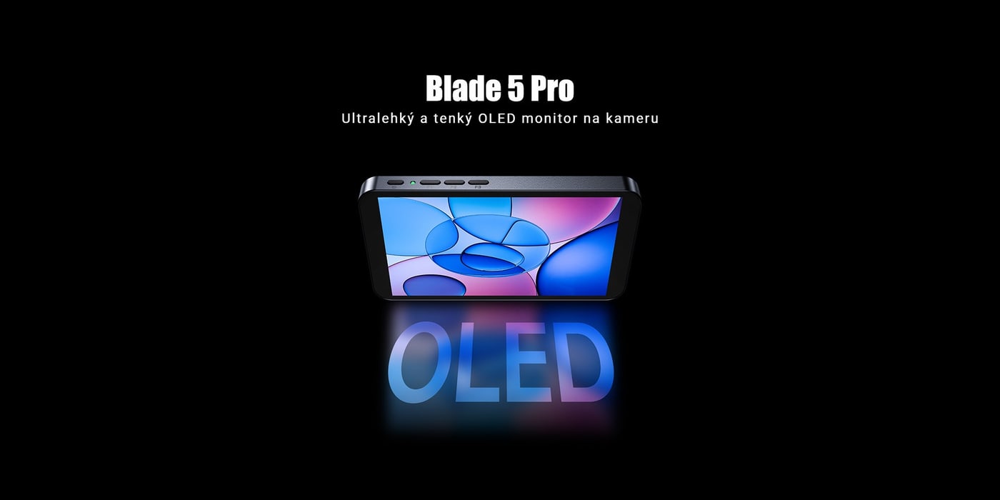 Desview Blade 5 Pro – ultralehký a tenký OLED monitor na kameru