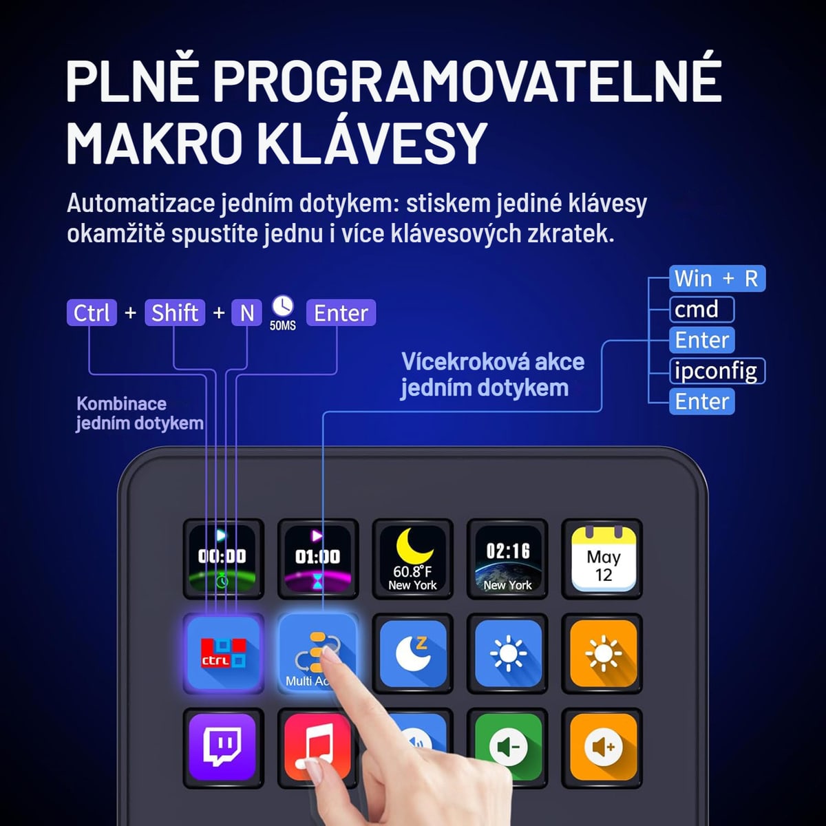 Makra jedním stiskem