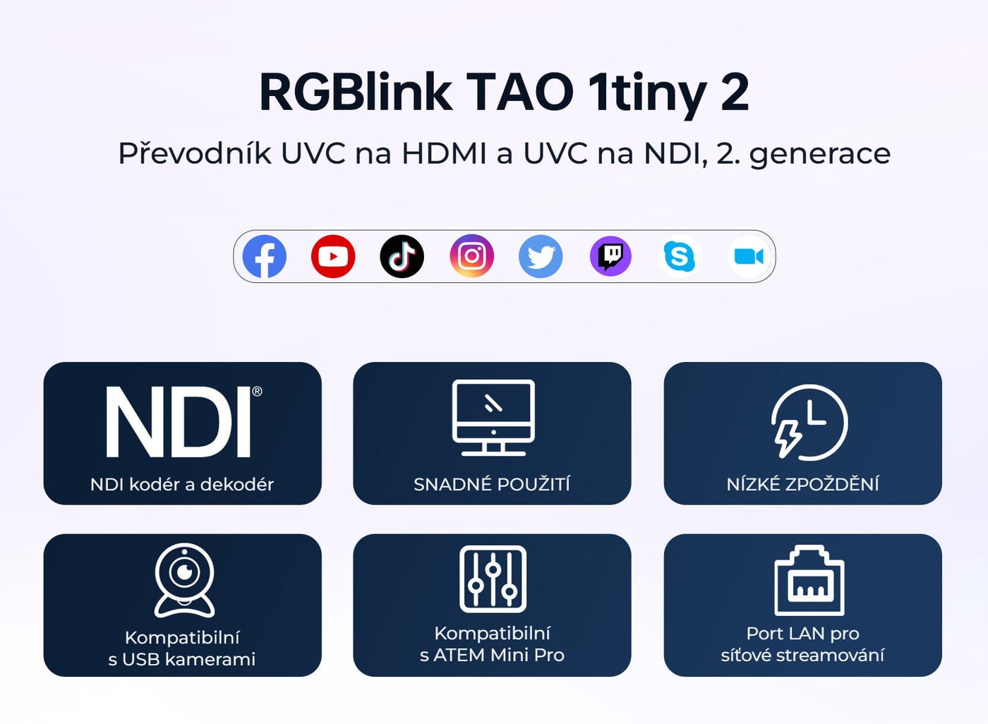 UVC na HDMI i NDI v jedné malé krabičce