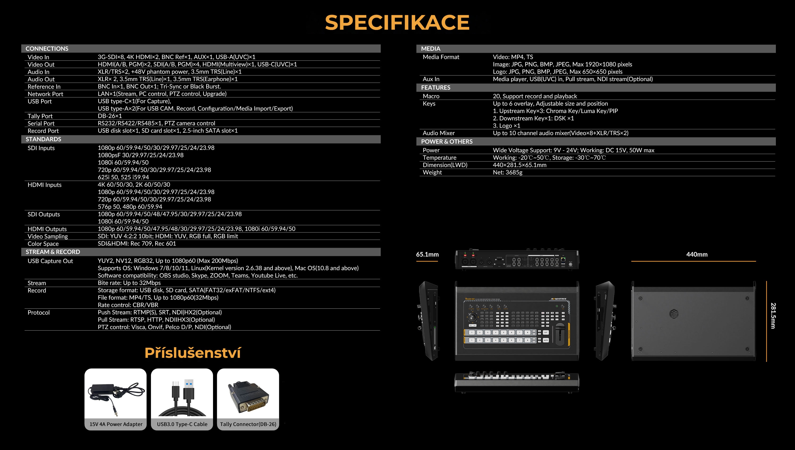AVMatrix SHARK S8X