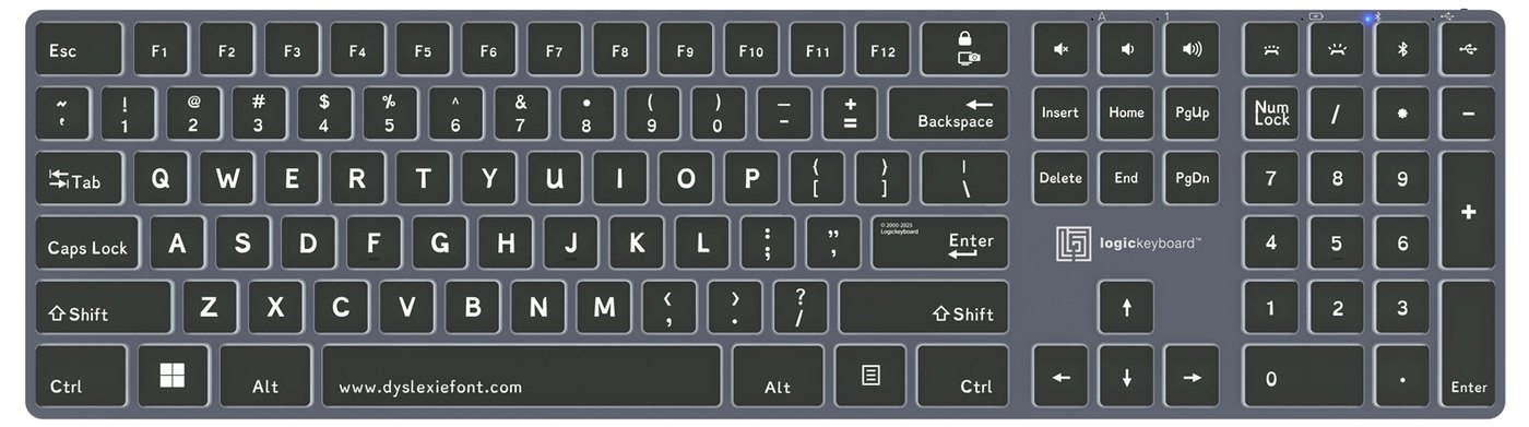 Rozložení s písmem Dyslexie