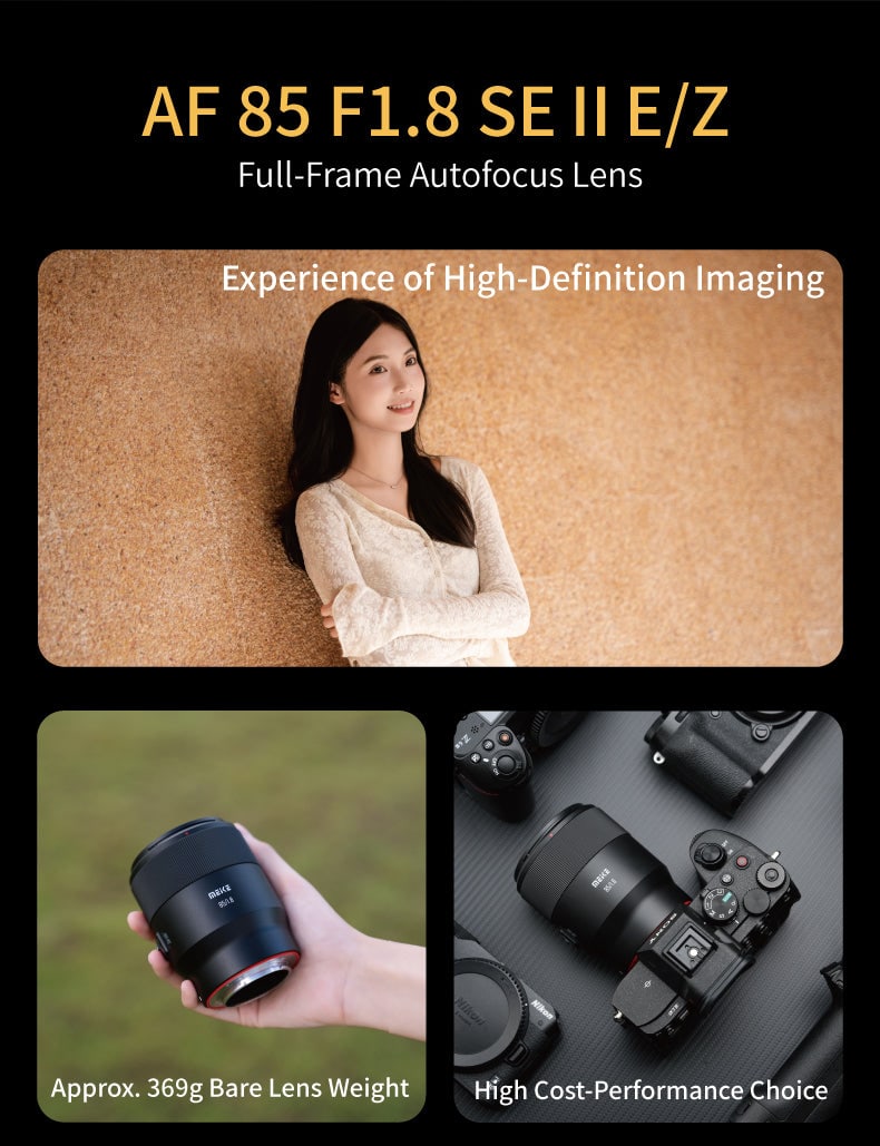 FE 85mmF1.8 STM SE II