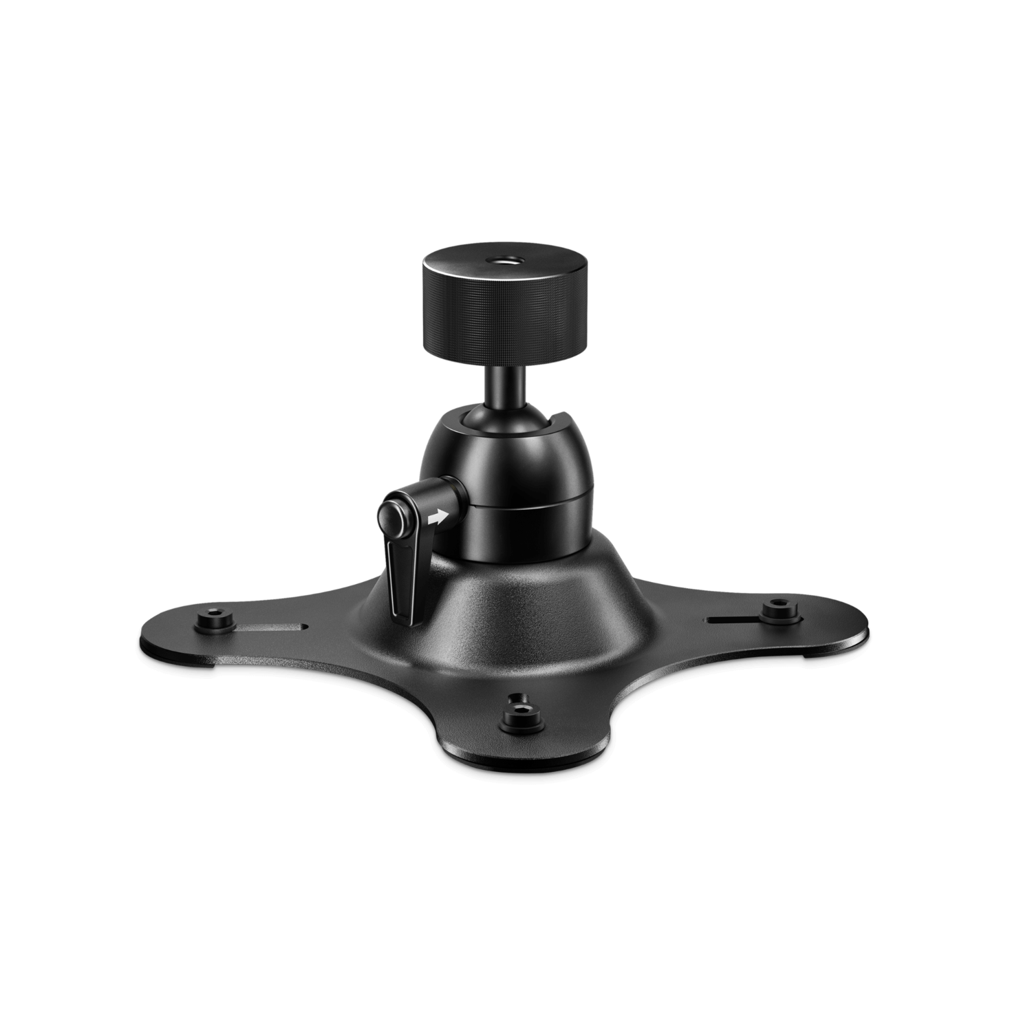 Robust adjustable VESA 75/100 mount for RØDECaster Pro II, RØDECaster Duo and other compatible devices.