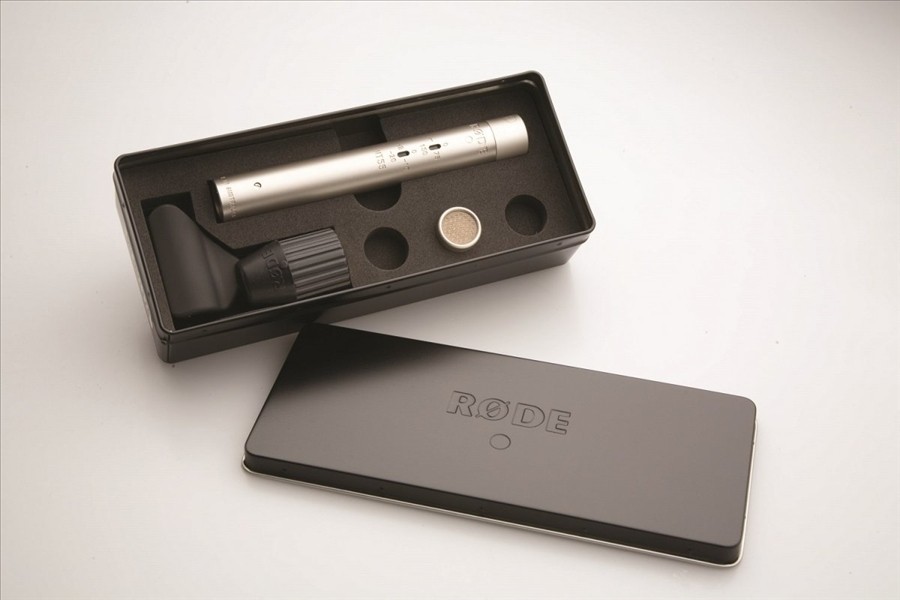 Versatile small-diaphragm condenser microphone with cardioid and omnidirectional capsules, selectable pad and high-pass filter.