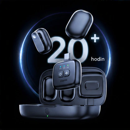 Přes 20 hodin s nabíjecím pouzdrem