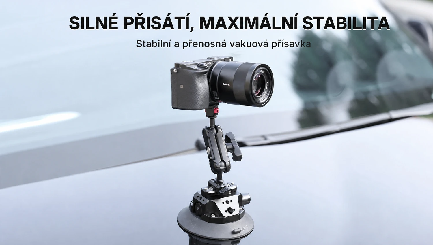 Ulanzi SC-02 – silné přisátí a stabilní uchycení kamery