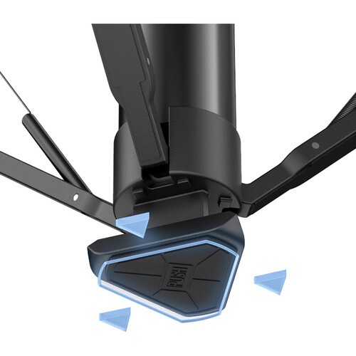 Detail hlavy Ulanzi MT-80