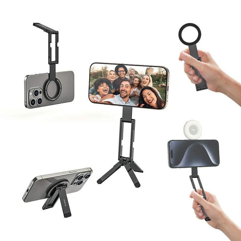 Ulanzi MA60 Foldable Magnetic Phone Tripod Black