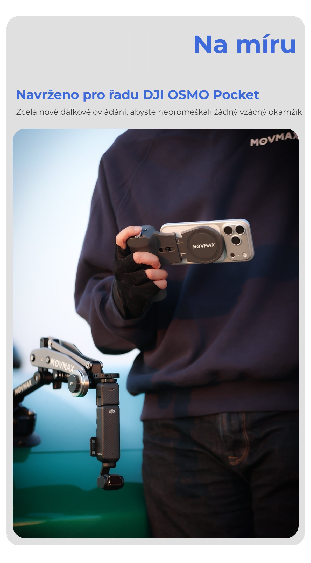 Navrženo pro řadu DJI Osmo Pocket